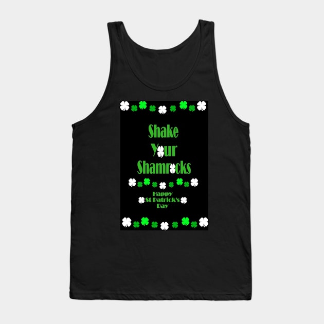 ST PATRICKS Day Typography - Funny St Patricks Day Quotes Tank Top by SartorisArt1